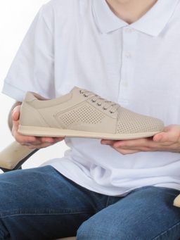 02-B1395-11 CAMEL Полуботинки спортивные мужские (натуральная кожа) - Фабричный китай фото 2