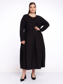 Платье баллон PP33506BLK01