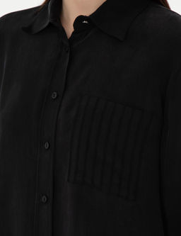 Siyah Comfort Fit Uzun Kollu G_mlek - Pierre cardin фото 7