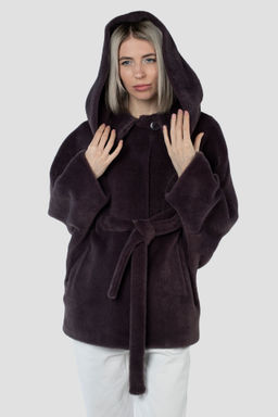 Пальто женское демисезонное (пояс) - El podio фото 5