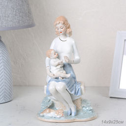 Статуэтка Дама с младенцом 25 см / HP112N /уп 30/