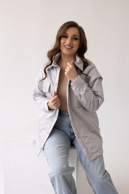 Куртка женская демисезонная 23983 (бежевый) - Kankan фото 18