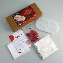 Набор для создания поддона из гипса с сухоцветами Овал - Школа талантов фото 2