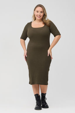 Платье из трикотажа кашкорсе с лайкрой - Solo mio фото 2