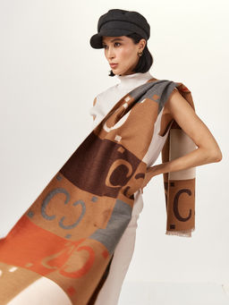 в составе ШЕРСТЬ  и КАШЕМИР Большой, мягкий, теплый  двусторонний палантин - Tantino фото 9