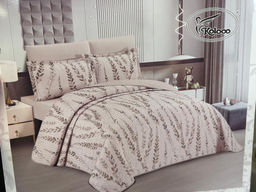 Одеяло стеганное с простыней на резинке и наволочками 2шт Koloco 192-1 192-1/07