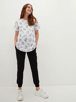 Kar?n Panelli D?z Cep Detayl? Hamile E?ofman Alt?