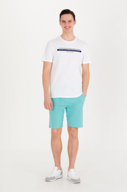 Мужские трикотажные шорты мятного цвета - U.s. polo assn фото 2