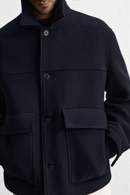 WOOL BLEND SHORT COAT - Zara фото 2