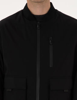 Siyah Regular Fit Mont