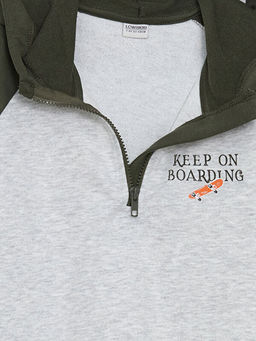 Kap??onlu Erkek ?ocuk Sweatshirt - Waikiki фото 3