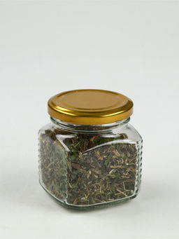 Подарочный набор новогодний Уютного года крем-мёд 2 шт. ? 120 г, варенье 100 мл., чай 3 шт. ? 25 г