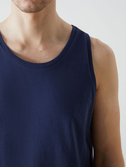 Bisiklet Yaka Erkek Kolsuz Ti??rt