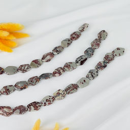 Бусины для украшений из пейзажной Яшмы 39 см