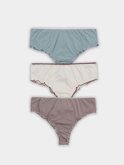 Трусы бразилиана женские в наборе, 3 шт - Mark formelle фото 10