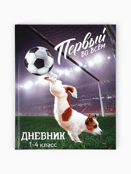 Дневник школьный 1-4 класс «Первый во всём», твердая обложка 7БЦ, глянцевая ламинация, 48 листов