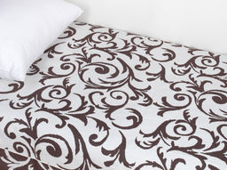 8с11.110ж1 Триумф (ДТЭ графит-мята) Покрывало декор.206х160см - Белорусский лен фото 8