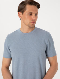 Mavi Slim Fit Keten Kar___ml_ Triko Ti__rt - Pierre cardin фото 2
