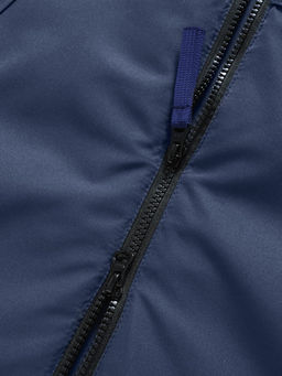 Парка зимняя мужская с капюшоном темно-синего цвета 9533-1TS - Valianly фото 7