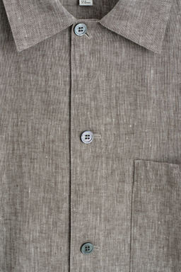 CAMISA DE LINO RELAXED FIT - H&m фото 8