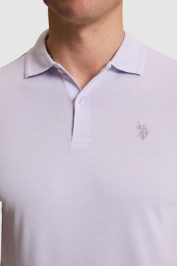 Erkek Lila Regular Fit Polo Yaka Basic Ti__rt - U.s. polo assn фото 6