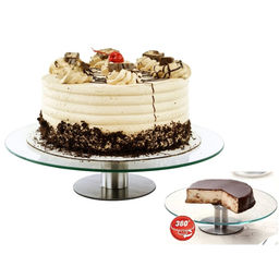 60291 Тортовница вращающееся 30см стекло/нерж/ст LR (х6) - Mayer&boch фото 3