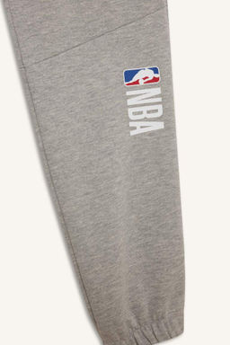 DeFactoFit Длинные спортивные штаны стандартного кроя с надписью NBA с карманами фото 9