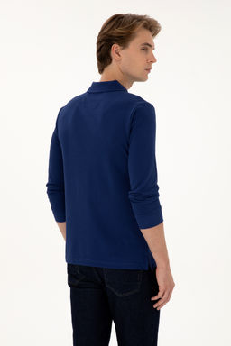 Erkek _ndigo Basic Sweatshirt Sepette S_rpriz _ndirim - U.s. polo assn фото 19