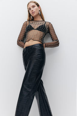 Pantalon revestido - H&m фото 3