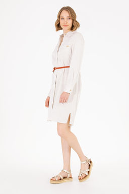 БЕЛОЕ ТКАНОЕ ПЛАТЬЕ - U.s. polo assn фото 11