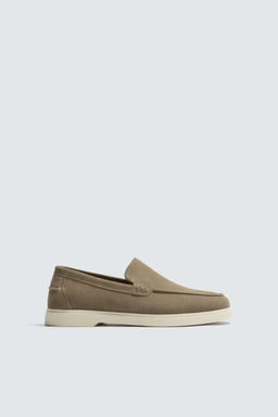 CASUAL LEATHER LOAFERS - Zara фото 11