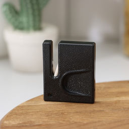 Цена за 2 шт. Точилка для керамических ножей Доляна, 1×5×5 см, чёрная