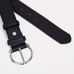 Ремень, ширина 3,5 см, винт, цвет чёрный - Simaland фото 2