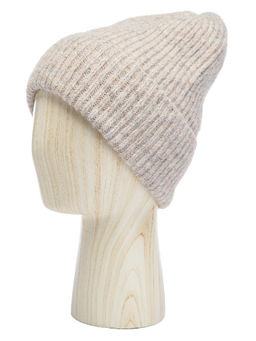 Шапка жен. шерсть+акр LB-M99005 beige melange - Labbra фото 4