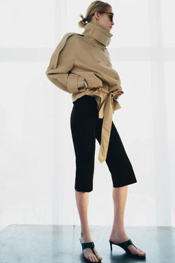 SANDALIA PIEL TIRA / Marr?n - Zara фото 3