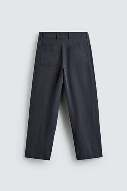 STRAIGHT-LEG FLOWING TROUSERS - Zara фото 7