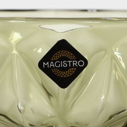 Креманка Magistro «Круиз», 350 мл, d=12 см, стекло, зелёная