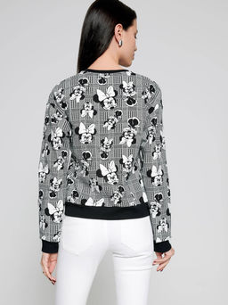 CONTE Джемпер женский DISNEY LD 1067 black-ivory - Conte elegant фото 2