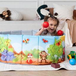 Сухой бассейн «Сафари», складной, без шариков