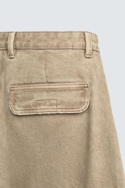 PANTAL?N CARGO BALLOON FIT / Beige - Zara фото 10