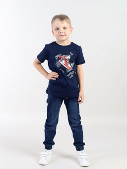 CRB wear / CWKB 63958-41 Футболка для мальчика,темно-синий/Ex.Cherubino