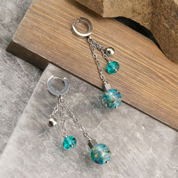 Серьги из муранского стекла COOLNESS LS2561