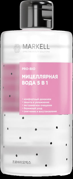 Markell PRO-BIO Мицеллярная вода 5 в 1, 400мл