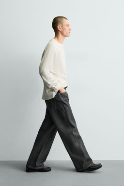 JEANS LOOSE FIT / Gris azul - Zara фото 6