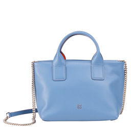 Итальянская миниатюрная женская сумочка DuDu Bags серии Ibiza | пастельно-голубой