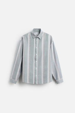 STRIPED TEXTURED SHIRT - Zara фото 6