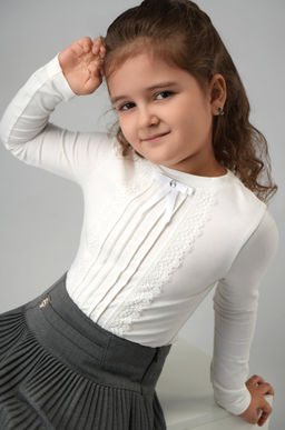 Блузка для девочки с длинным рукавом Happyfox