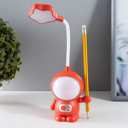 Настольная лампа «Астронавт» МИКС LED 3 Вт USB АКБ 9×7×21 см RISALUX