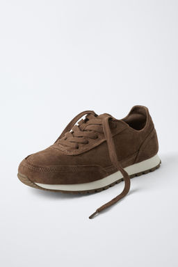 LEATHER SNEAKERS - Zara фото 4