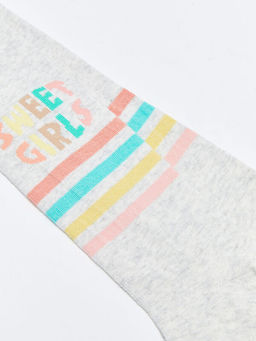 Desenli K?z ?ocuk K?lotlu ?orap